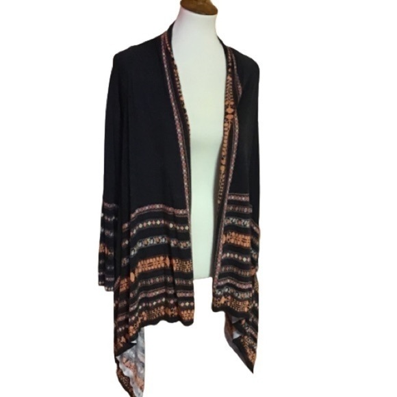 Anthropologie beachy boho striped cardigan - Picture 1 of 12